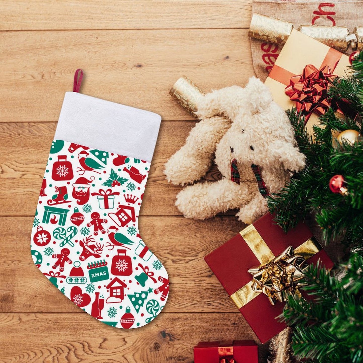 Calza di Natale Personalizzata con Nome o Foto | Unica per Famiglia