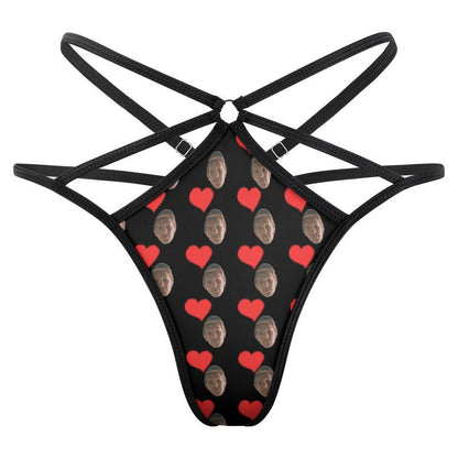 Perizoma Trasparente Personalizzato da Donna | Tanga in Rete Elastica