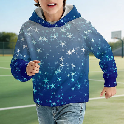 Felpa con Cappuccio per Bambini Manica Raglan Personalizzabile