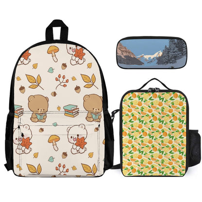 Set Zaino Scuola Personalizzato 3 in 1 | Zaino, Pranzo e Astuccio