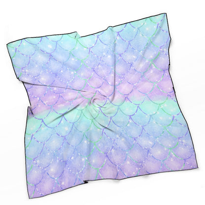 Foulard Quadrato Personalizzato | Effetto Seta Anti-Piega | 68x68cm