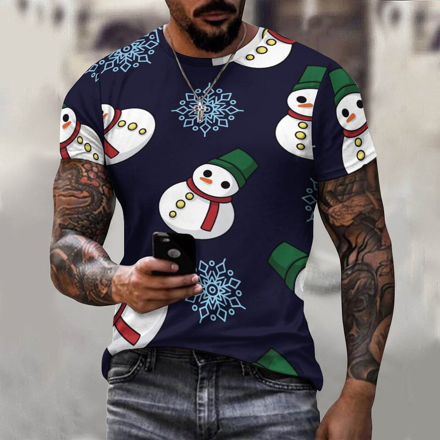 T-shirt Uomo Cotone con Stampa Personalizzata | Crea la Tua Maglietta