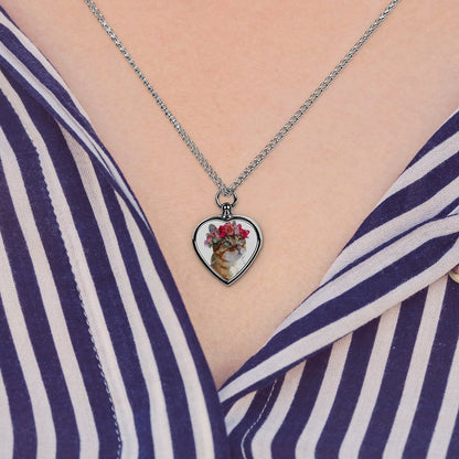 Collana Commemorativa Personalizzata con Foto per Animali | Ciondolo Urna