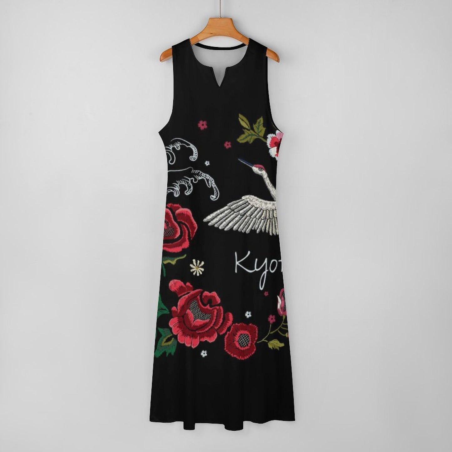 Abito Lungo Senza Maniche Personalizzabile | Vestito Elegante da Donna