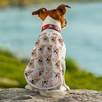 Canottiera Traspirante per Cani e Gatti con Stampa All Over Personalizzata
