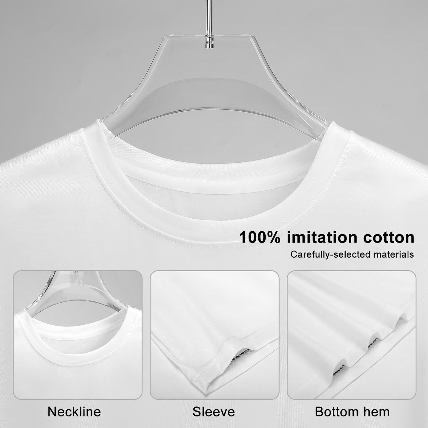 T-Shirt Donna Stampa Totale | Effetto Cotone Personalizzato (S-6XL)