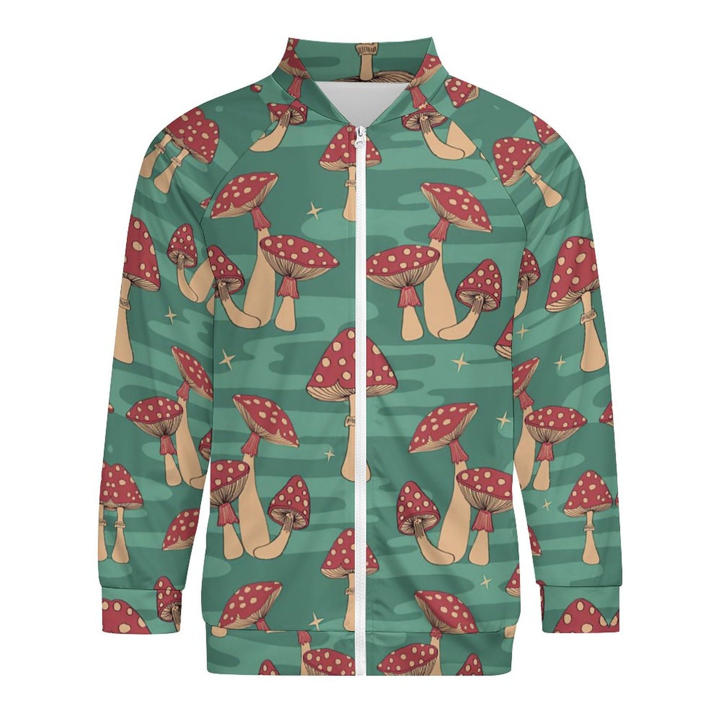 Felpa Zip-Up Manica Raglan | Bomber Ibrido Personalizzato S-5XL