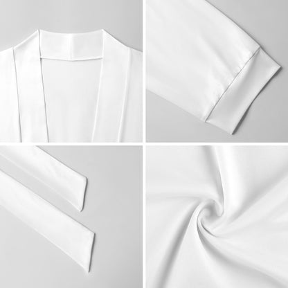 Vestaglia Uomo Personalizzata in Morbido Milk Silk | con Foto o Nome