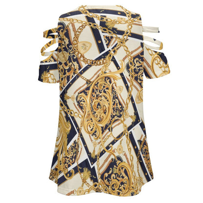 Top Spalle Scoperte con Zip | Tunica Donna Scollo a V Regolabile