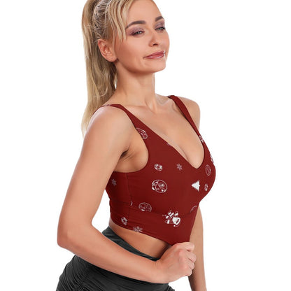 Bra Sportivo Personalizzato con Scollo a U | Top Yoga & Athleisure