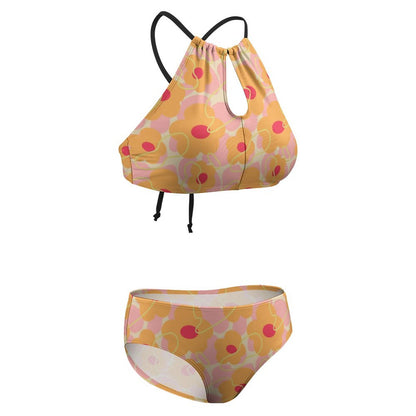 Bikini Halter Personalizzato | Costume 2 Pezzi Regolabile | Stampa HD