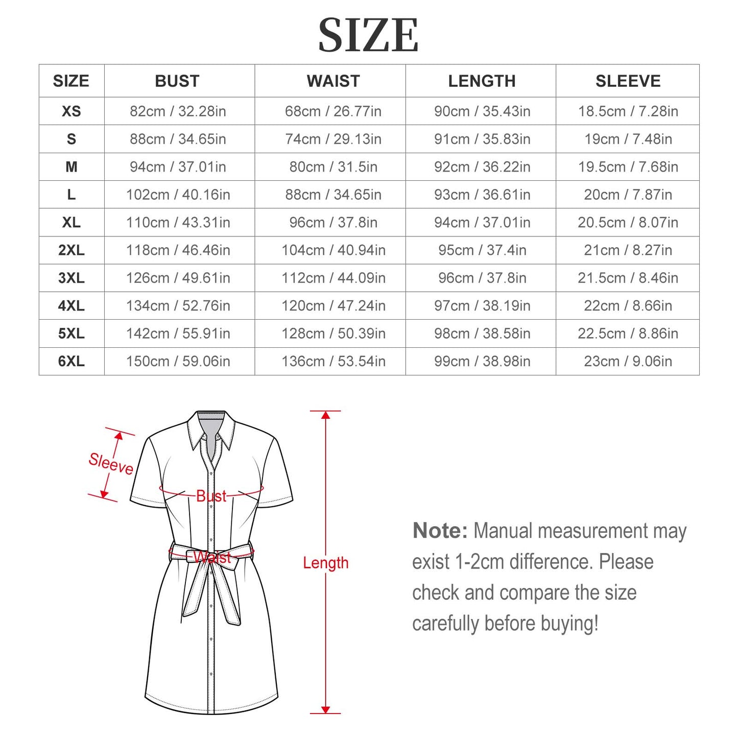 Abito Chemisier Donna Personalizzato | Vestito a Camicia Elegante