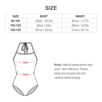 Costume Intero Bambini Laccetti Personalizzato | Stampa Unica | Tessuto Tecnico