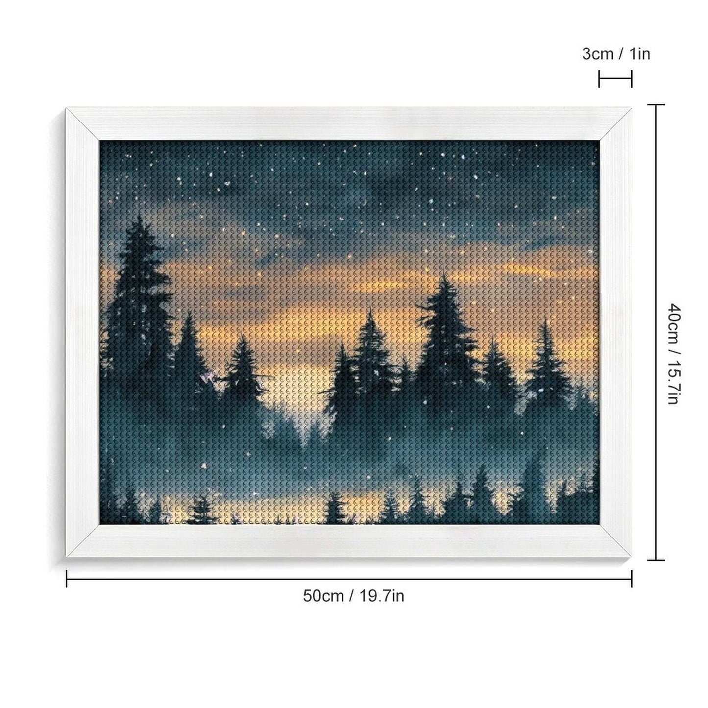 Diamond Painting Orizzontale su Telaio | Costruisci la Tua Finestra Scintillante