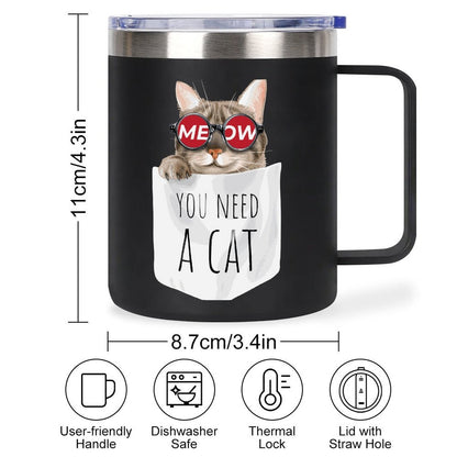 Tazza Termica Personalizzabile in Acciaio Inox 12oz Doppia Parete