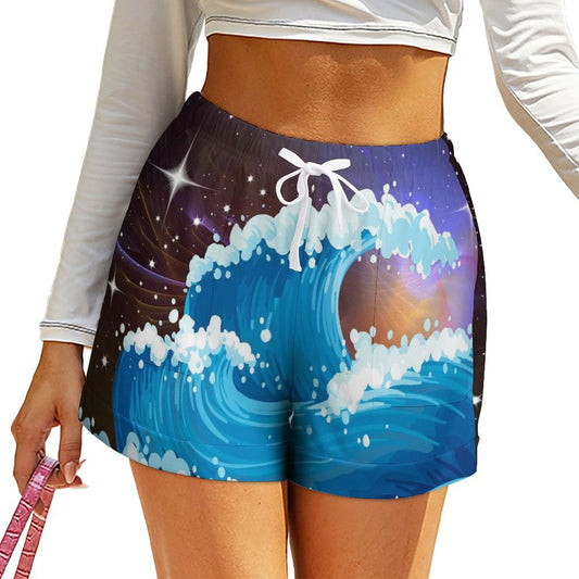 Pantaloncini Larghi Vita Alta con Tasche | Personalizzabili Sport e Tempo Libero