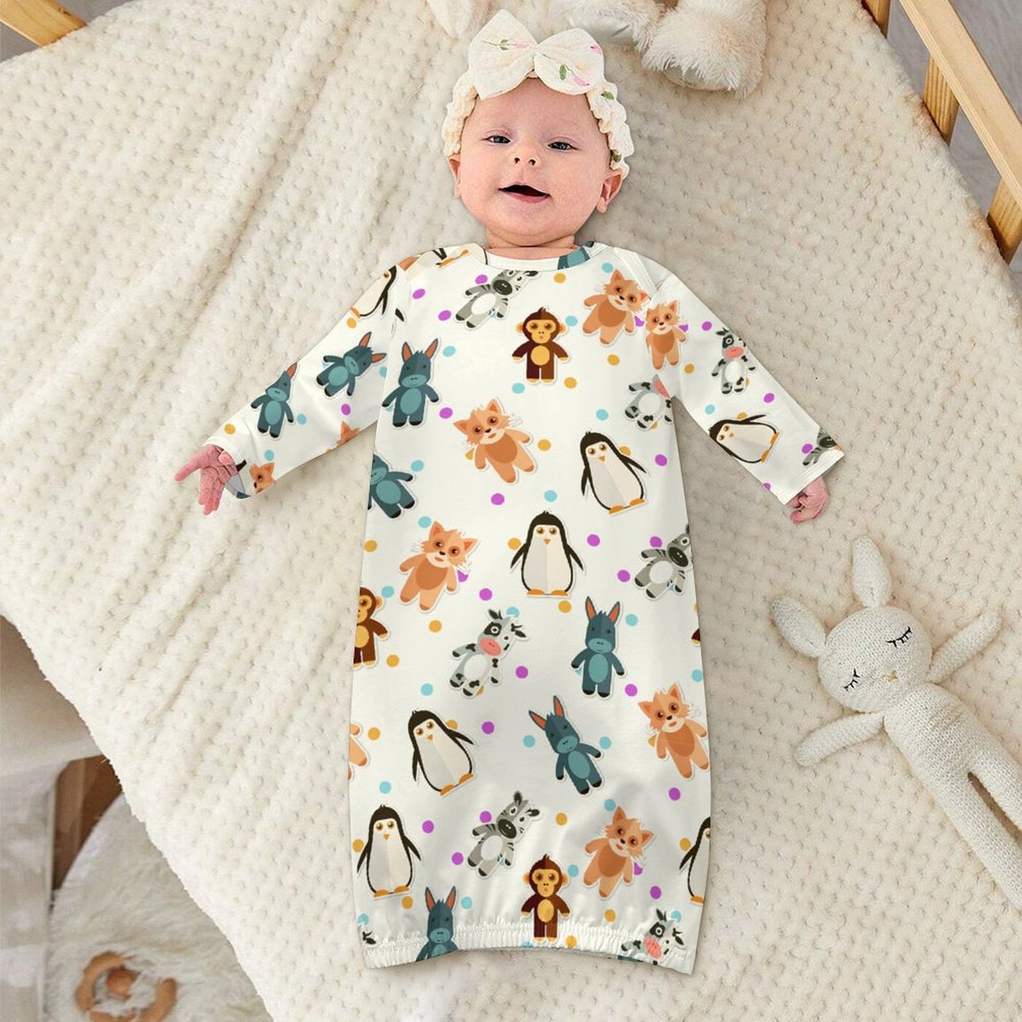 Sacco Nanna Neonato Personalizzato con Foto | Regalo Nascita Unico