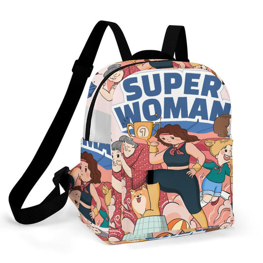 Mini Zaino Personalizzato Donna in Oxford Impermeabile con Fondo Rinforzato