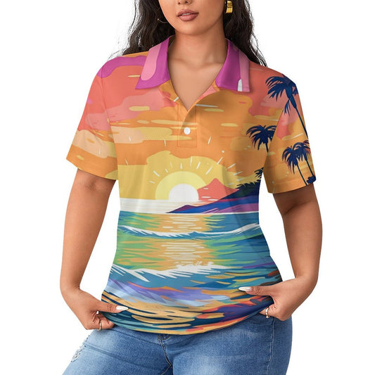 Polo Donna Personalizzata in Tessuto Tecnico | Stile e Comfort