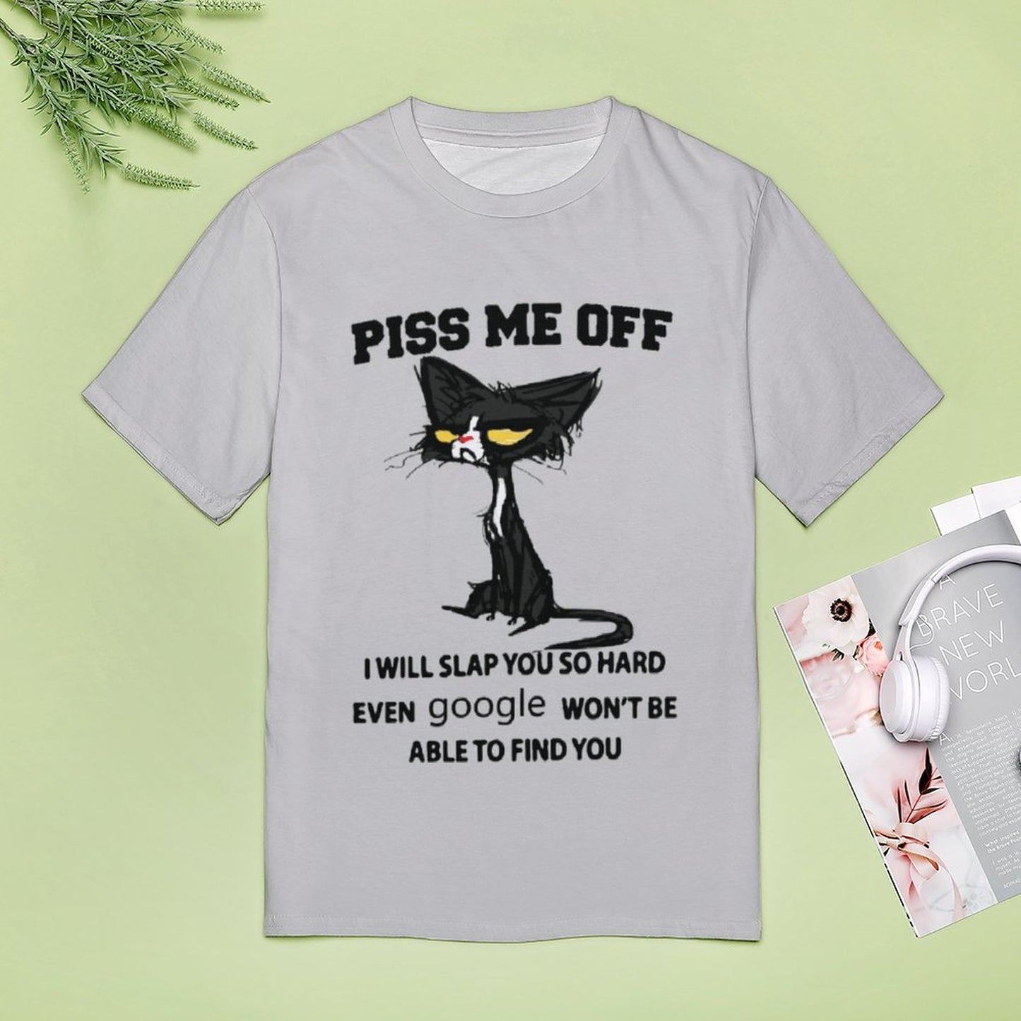 T-Shirt Donna Stampa Totale | Effetto Cotone Morbido Personalizzato (S-6XL)