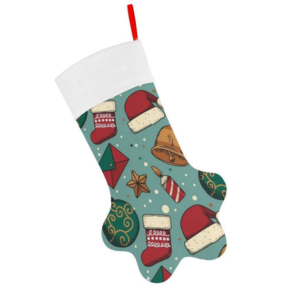 Calza di Natale per Cani Personalizzata a Zampa | Con Foto Unica