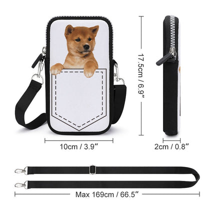 Borsa Porta Cellulare Tracolla Neoprene | Custodia Smartphone Personalizzata