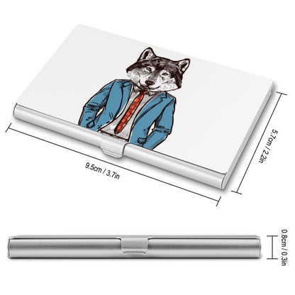 Porta Biglietti da Visita Personalizzato in Alluminio | Con Logo