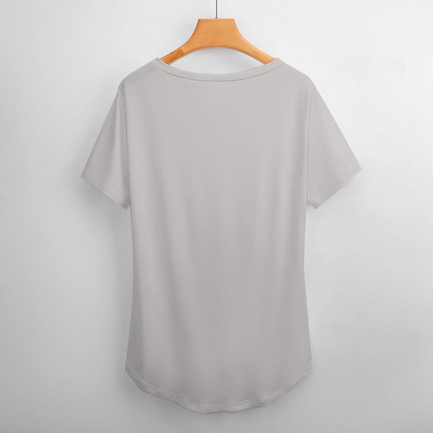 T-Shirt Personalizzata Donna con Scollo a V | Maglietta Vestibilità Comoda (Oversize)