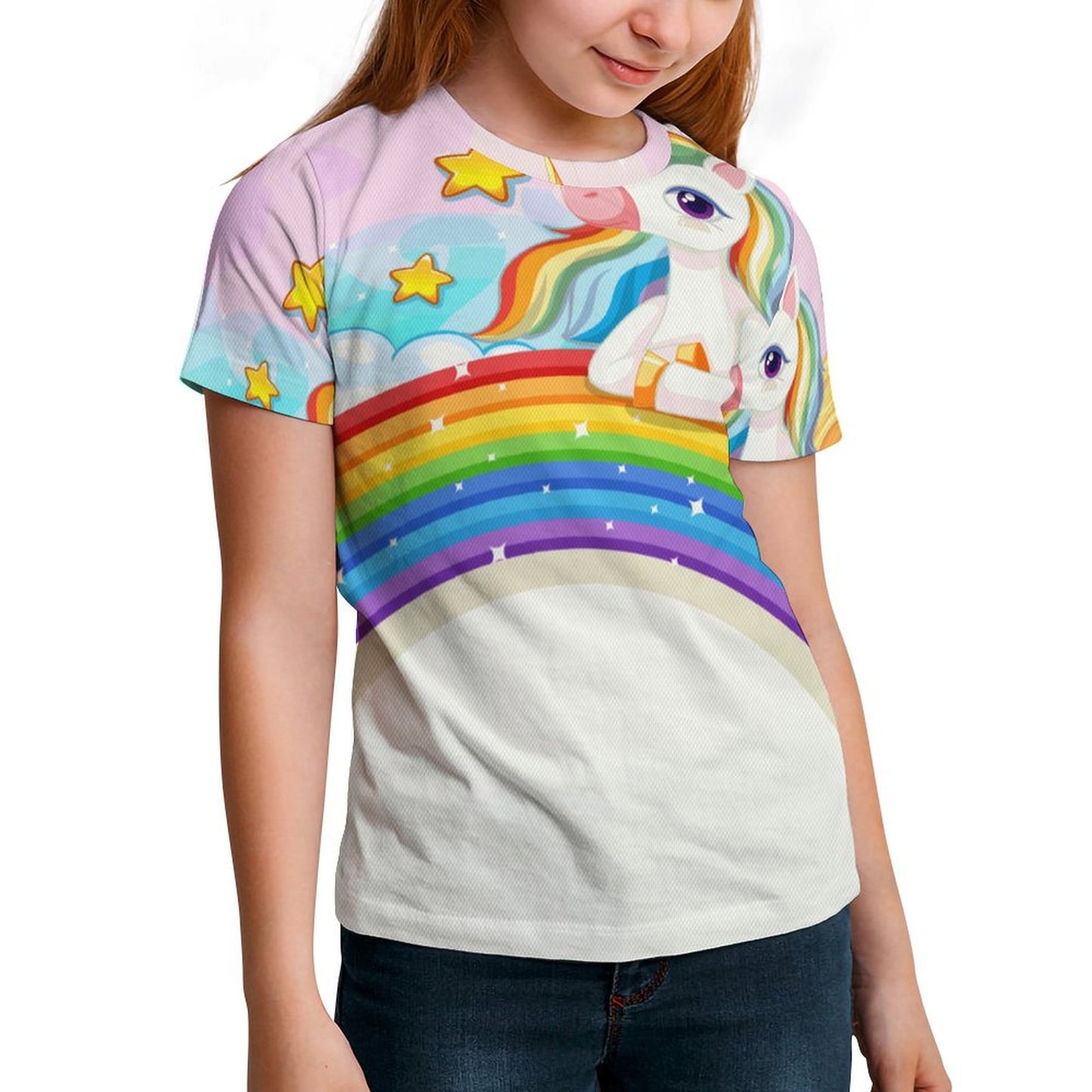 T-Shirt Bambino Tecnica Personalizzata | Tessuto Mesh Traspirante | Stampa Unica