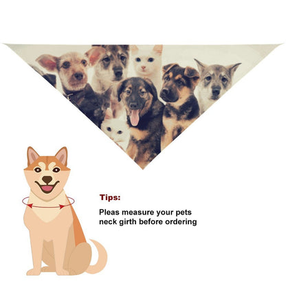 Bandana Triangolare per Animali in Poliestere Personalizzata