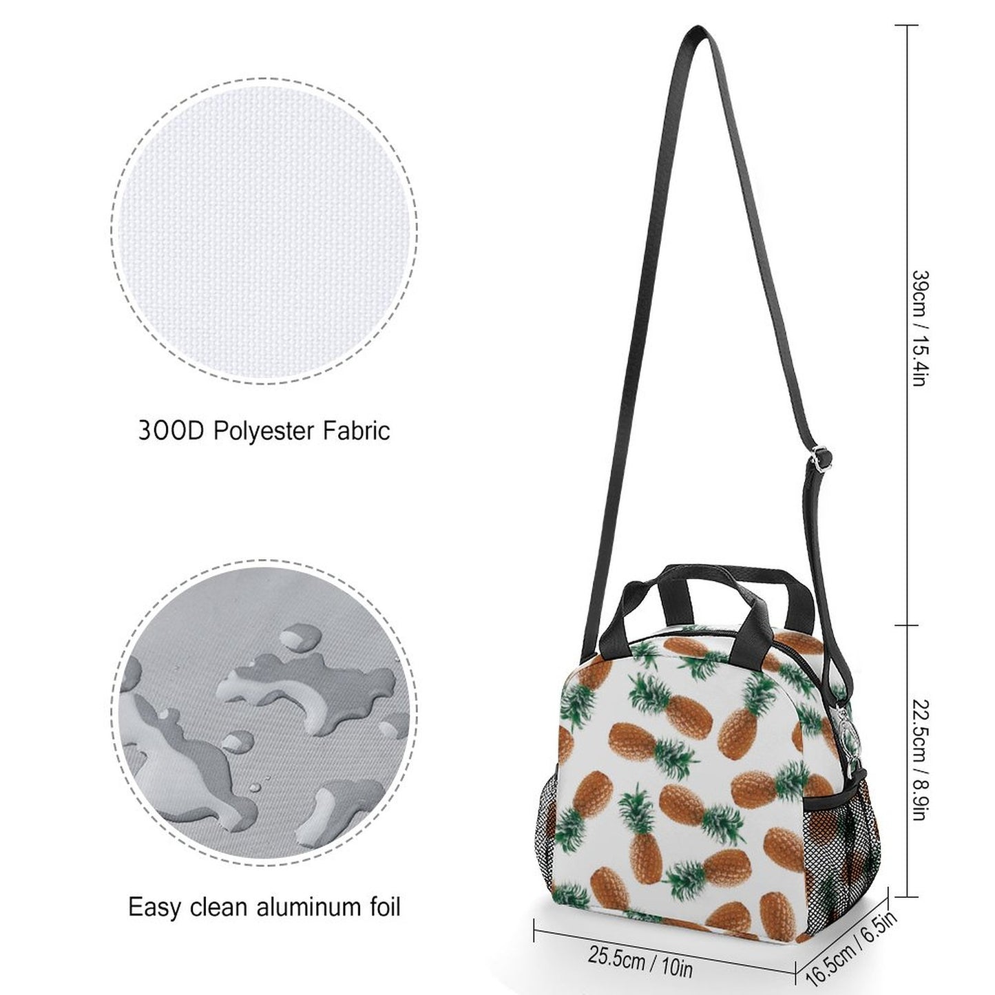 Borsa Termica Tracolla Personalizzata | Lunch Box Crossbody Ufficio