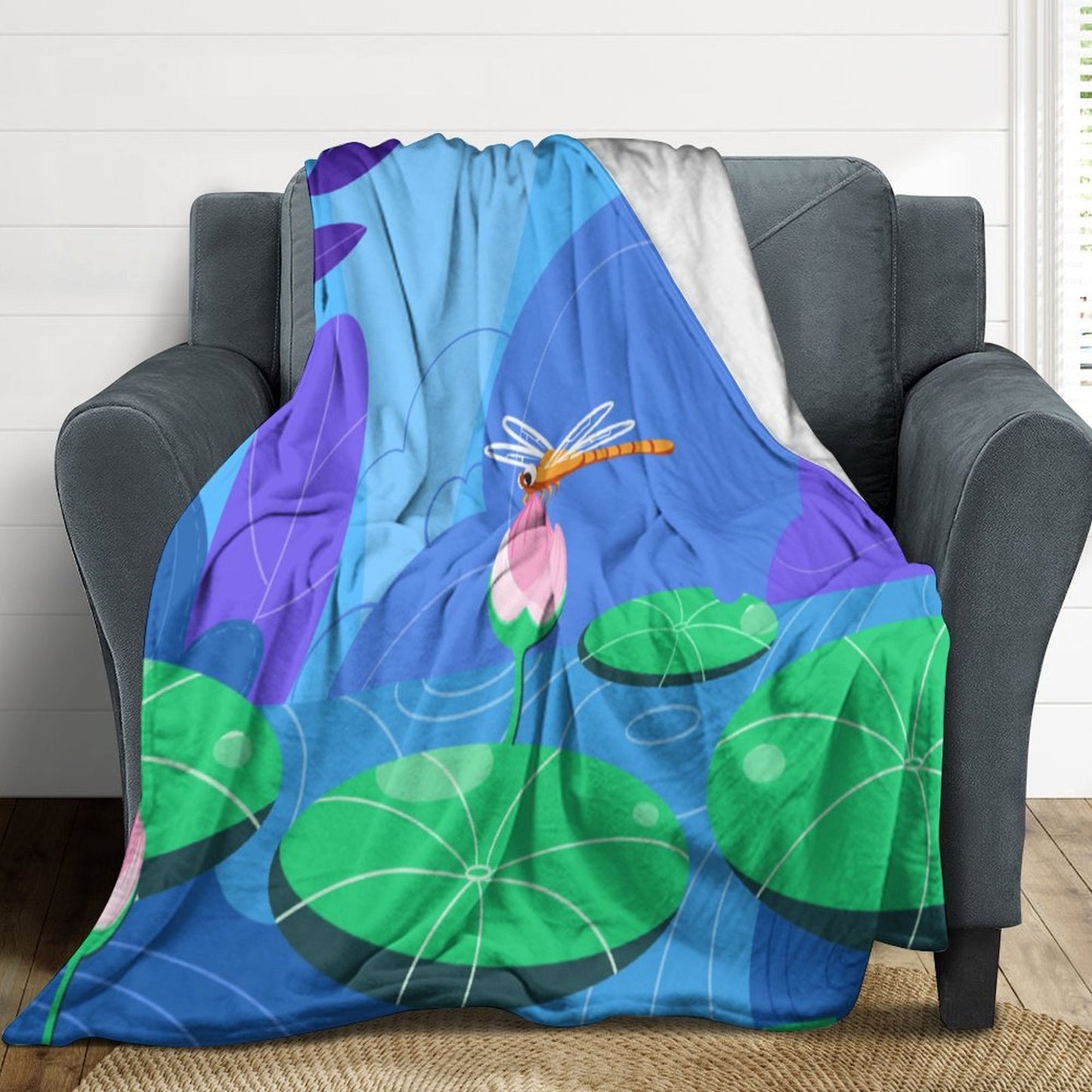 Arazzo-Coperta Personalizzato | La Tua Foto Panoramica su Morbido Pile