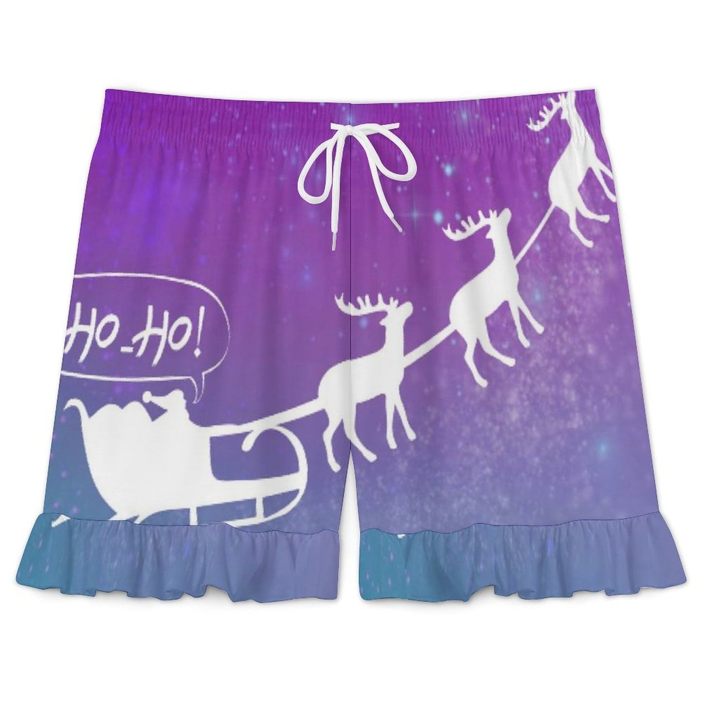 Set Pigiama Donna con Balza Personalizzabile — Top e Shorts dalla S alla 5XL
