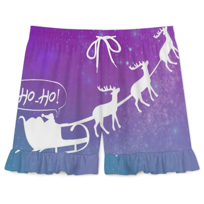 Set Pigiama Donna con Balza Personalizzabile — Top e Shorts dalla S alla 5XL