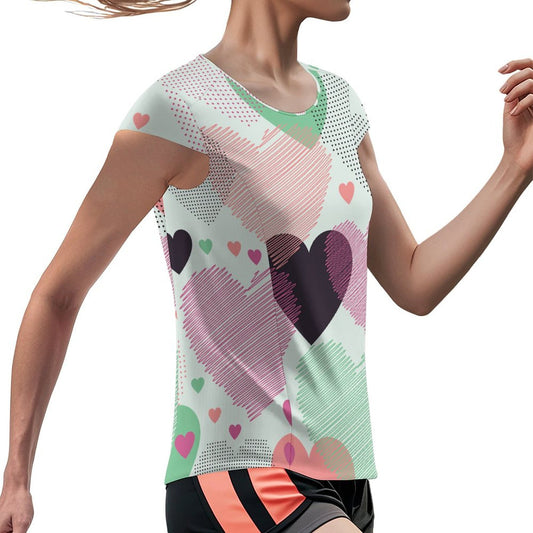 T-shirt Tecnica Donna Personalizzata con Protezione UV UPF 50+