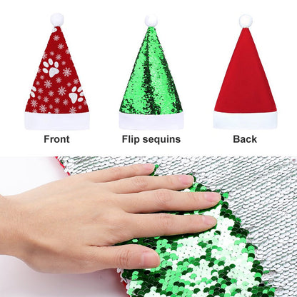 Cappello di Natale Magico con Foto a Sorpresa | Paillettes Interattive