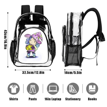 Zaino Trasparente Personalizzato in PVC | Stampa UV il Tuo Stile