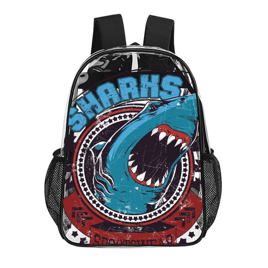 Zaino Trasparente Personalizzato con Logo | Gadget Aziendale PVC 17 Pollici