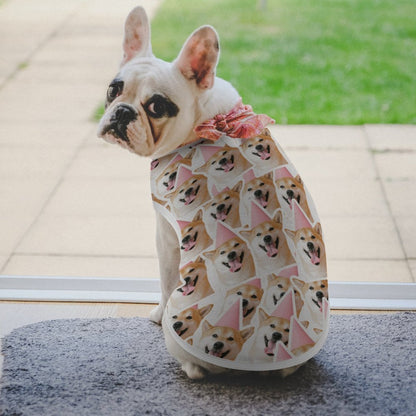Canottiera Traspirante per Cani e Gatti con Stampa All Over Personalizzata