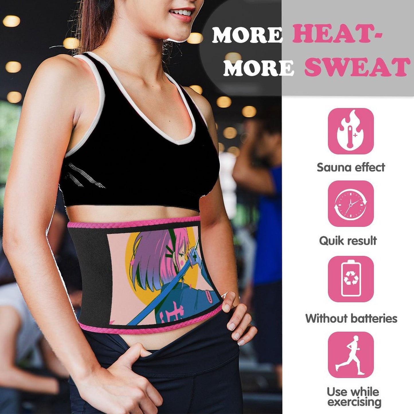 Cintura Modellante Termica Personalizzata | Fascia Dimagrante Workout Neoprene