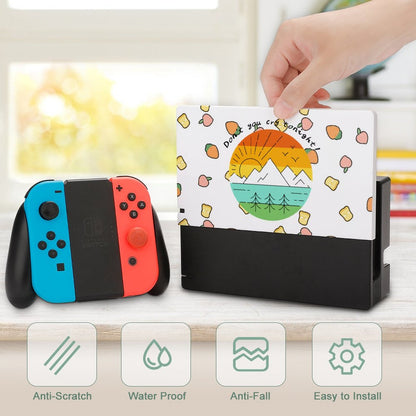 Cover Dock Nintendo Switch Personalizzata | Faceplate PC Rigida Anime