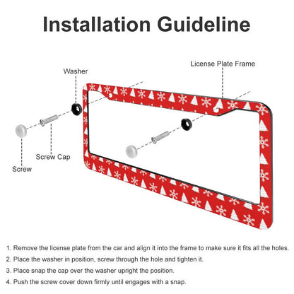 Portatarga Personalizzato Slim in Alluminio | Stampa UV a Bordo Nero