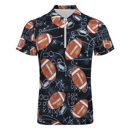 Polo Uomo Zip Personalizzata in Puro Cotone | Stampa la Tua Foto