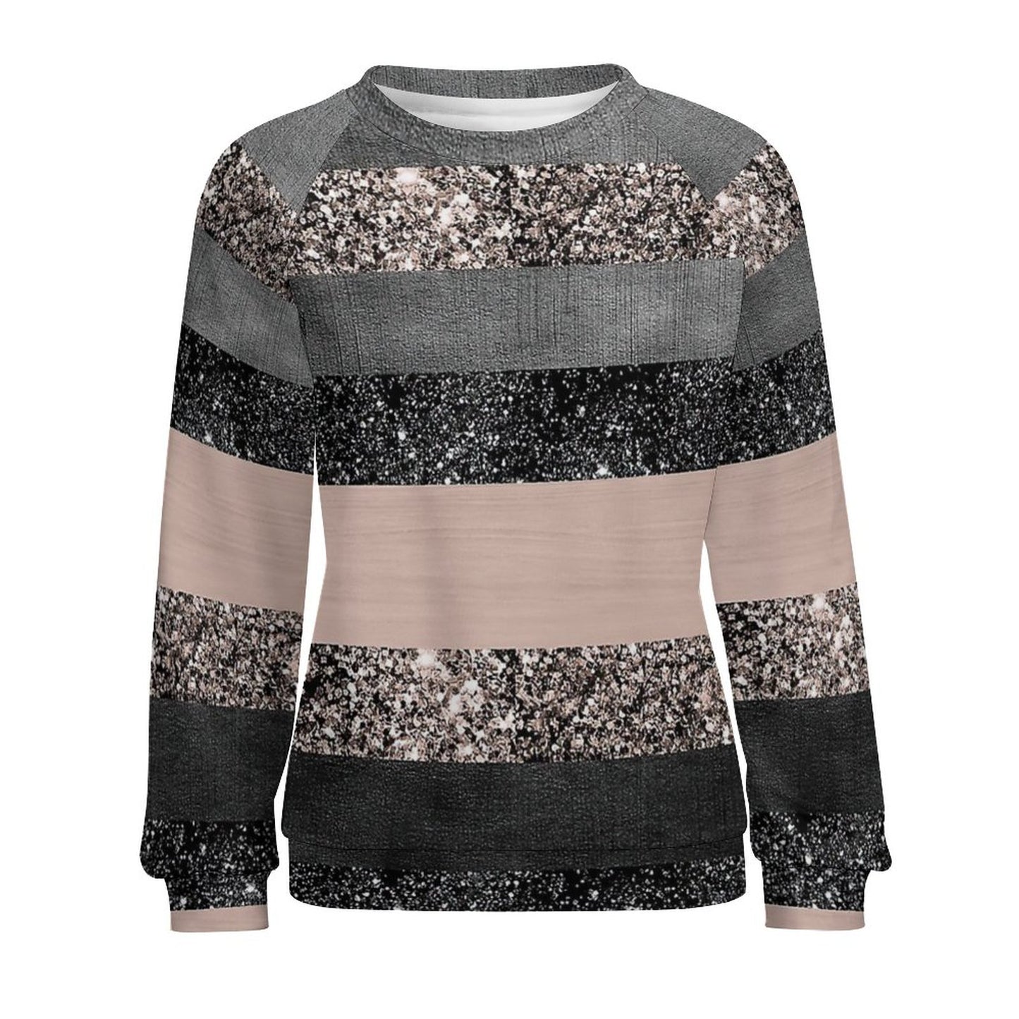 Felpa Raglan French Terry | Pullover Girocollo Traspirante & Elastico