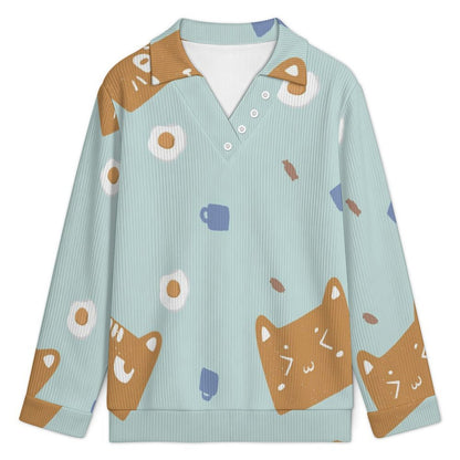 Maglione Donna Scollo a V Personalizzabile