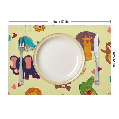 Tovagliette Americane in Lino Personalizzate | Eleganza Naturale a Tavola