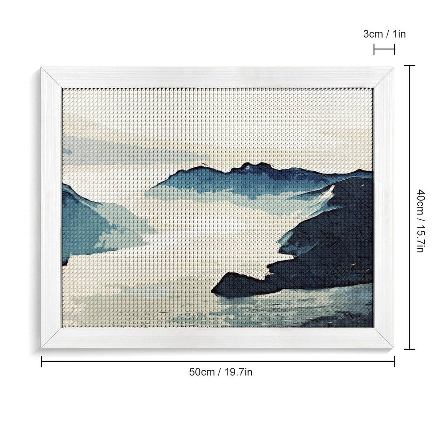 Diamond Painting su Telaio con Diamanti Quadrati | Restaura i Tuoi Ricordi