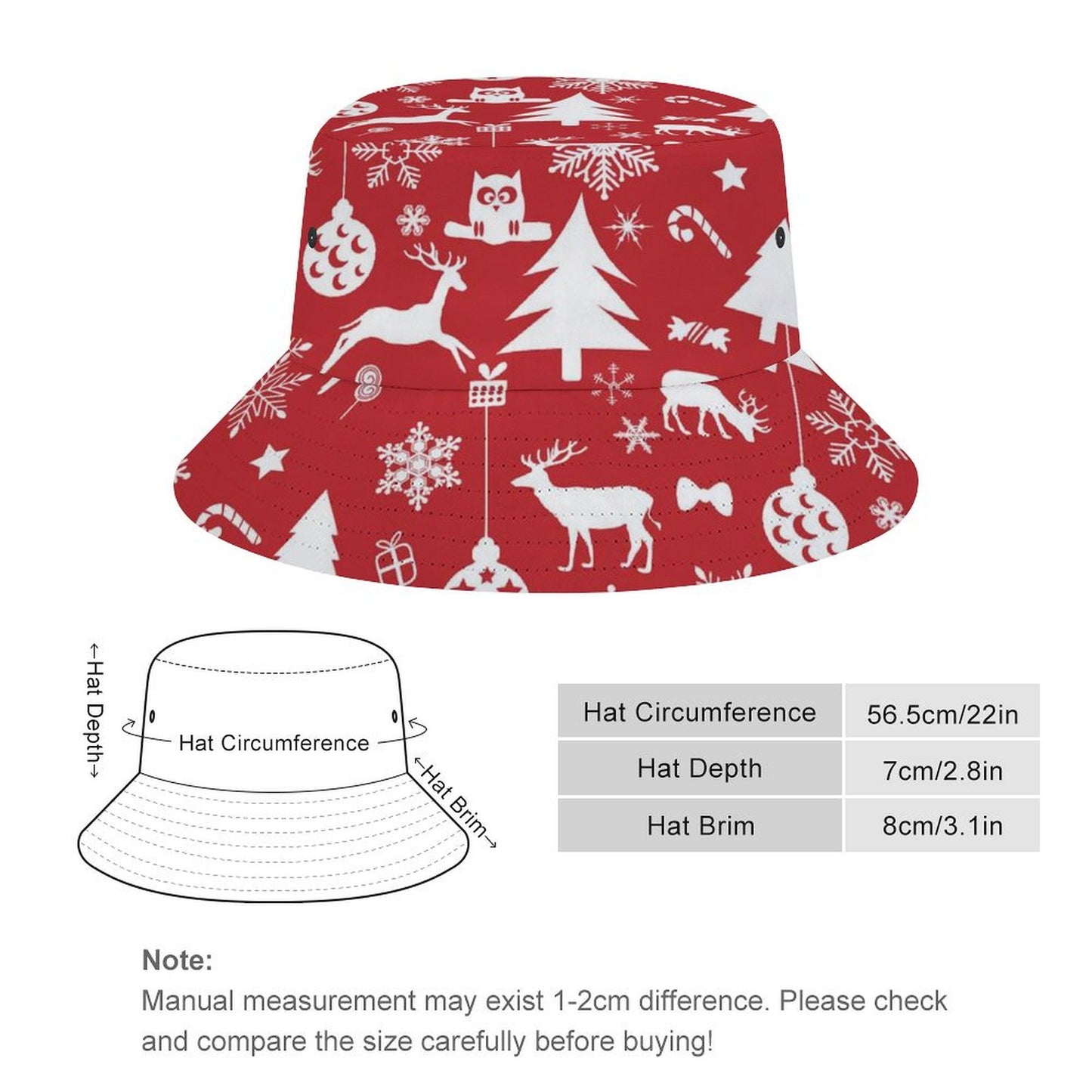 Cappello Personalizzato con Foto e Collage | Crea il Tuo Bucket Hat