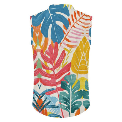 Camicia Smanicata da Uomo Personalizzata con Bottoni