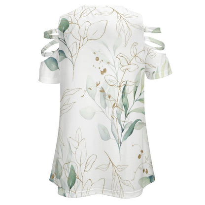 Maglia a Tunica Personalizzata con Zip | Blusa Spalle Scoperte (Cold Shoulder)